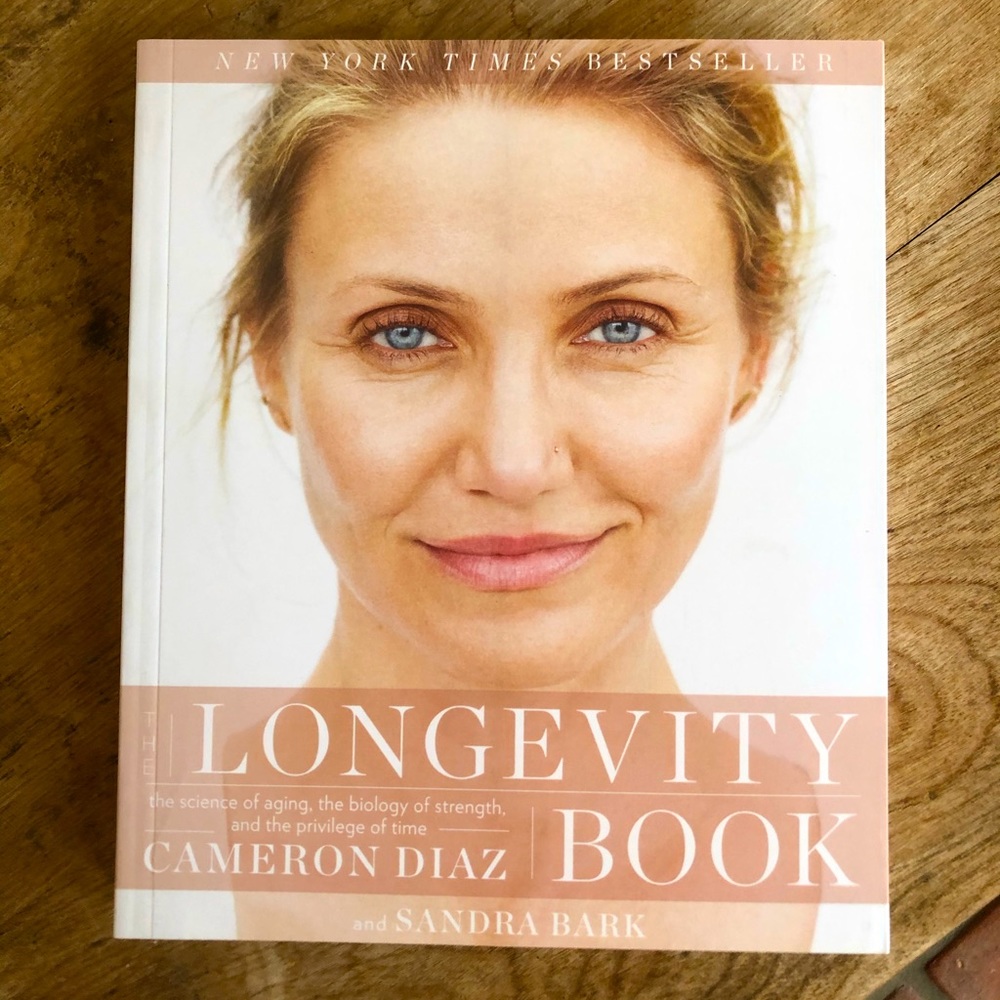 LONGEVITY BOOK by Cameron Diaz Bestseller NEW!!!